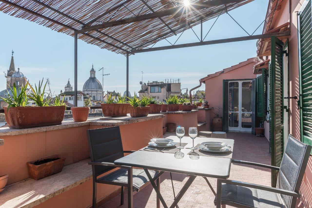 Apartament Piazza Navona Panoramic Penthouse Rzym Zewnętrze zdjęcie